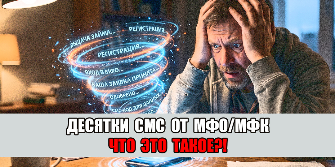 Пришло 20 кодов от МФО. Регистрация, вход, подтверждение займа... Что это?
