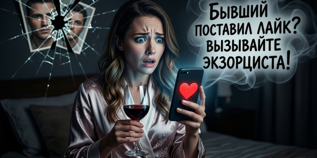 Бывший поставил лайк.😱 Срочно вызывайте МЧС и психотерапевта🤣