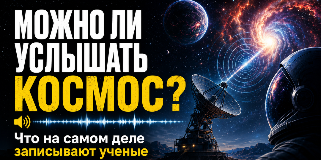 Можно ли «услышать» космос - и что на самом деле записывают ученые?