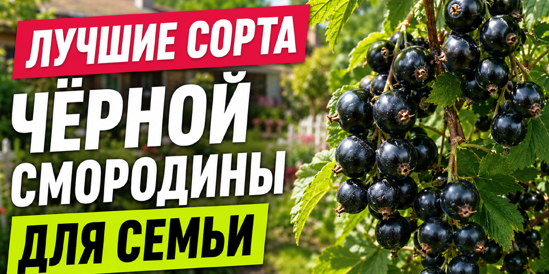 Крупные сорта черной смородины: топ‑6 для урожая и варенья