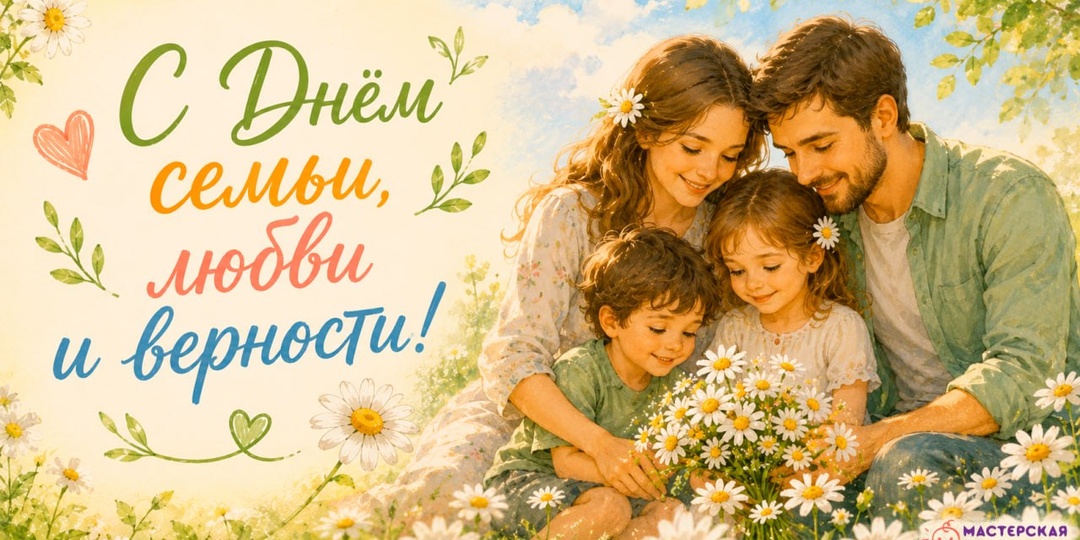 🌼 С Днём семьи, любви и верности