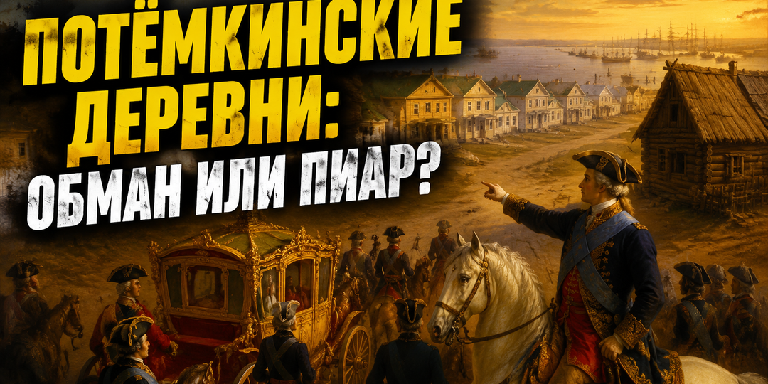 Почему «тайна» Потёмкинских деревень — не миф, а гениальный пиар Екатерины II