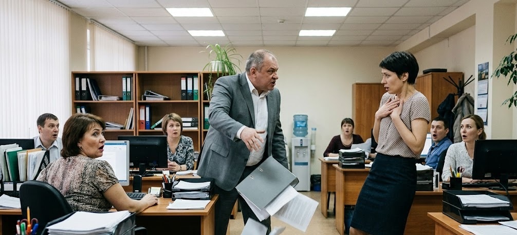 Начальник при всём отделе швырнул мой отчёт в мусор. Через 40 минут он искал меня сам