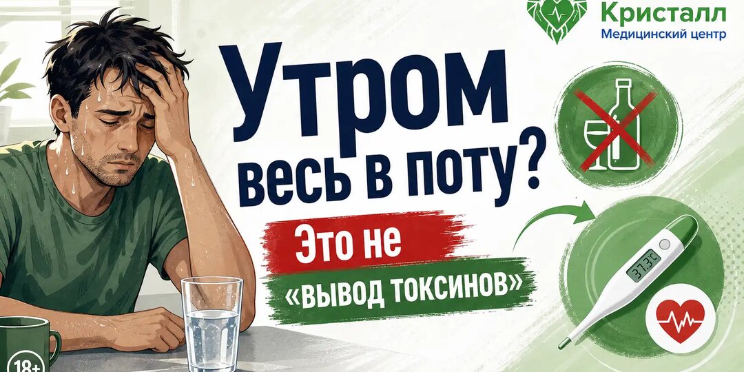 Почему после алкоголя бросает в пот — и когда это уже не обычное похмелье