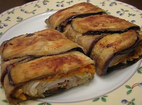 Рыба в баклажанах