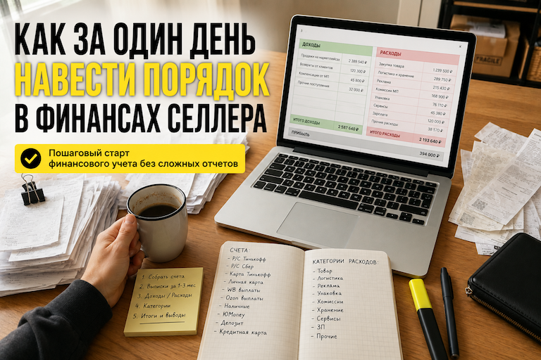 Как за один день навести порядок в финансах селлера