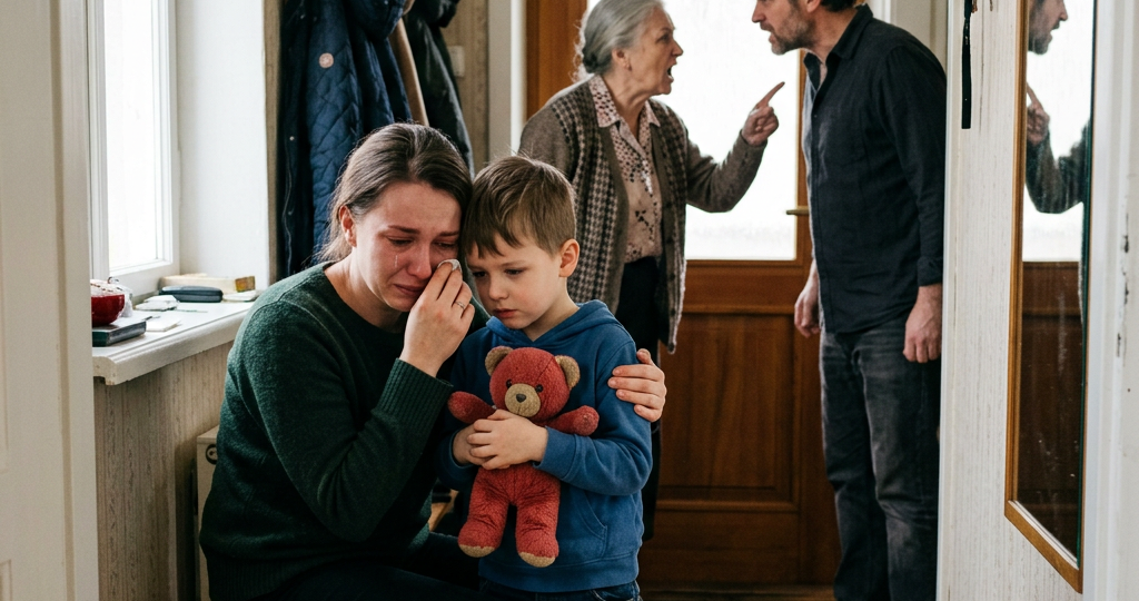 "Ты временная и в моём доме ничего не решаешь": свекровь выкинули меня с 7-летним сыном. Через месяц муж просил прощения