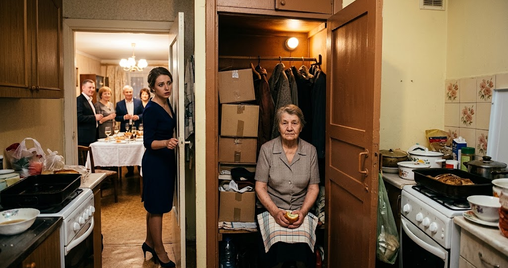 «Мы тебя не звали!» — как родная дочь спрятала мать в кладовке во время визита сватов..