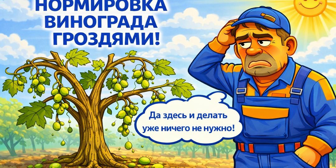 Нормировка ВИНОГРАДА УРОЖАЕМ. Главная ОШИБКА при формировании куста: почему у вас осыпается завязь