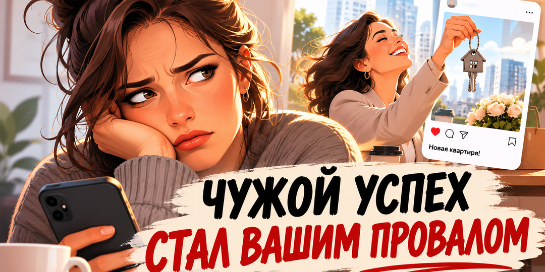 Почему чужой успех вы читаете как свой провал