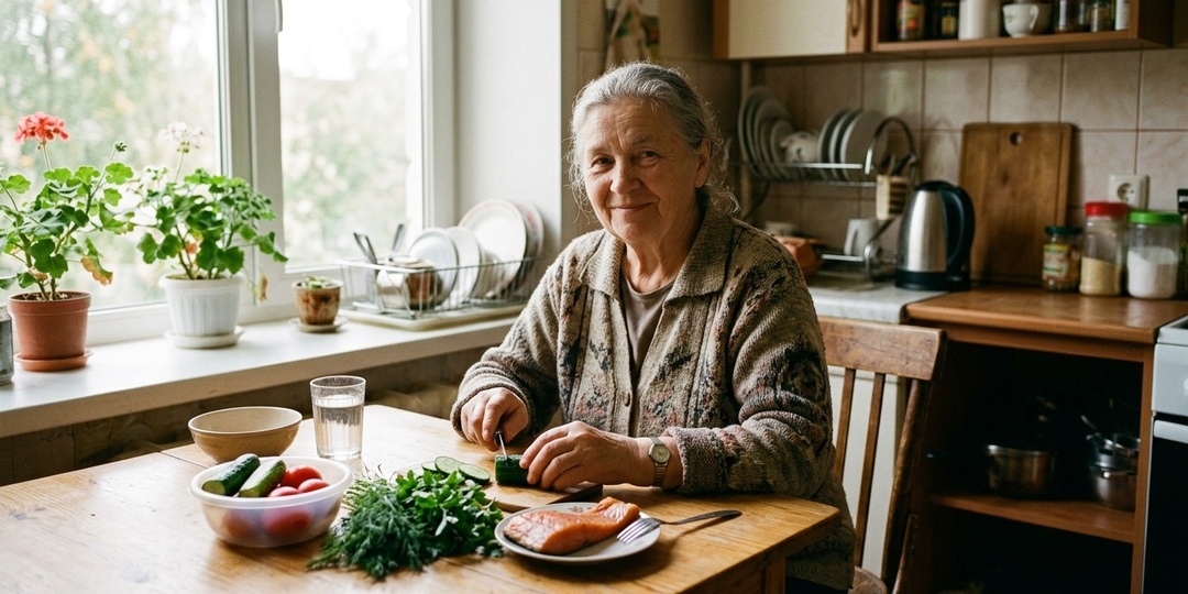 Ей 71, а сосуды ног как в 45: два продукта со стола