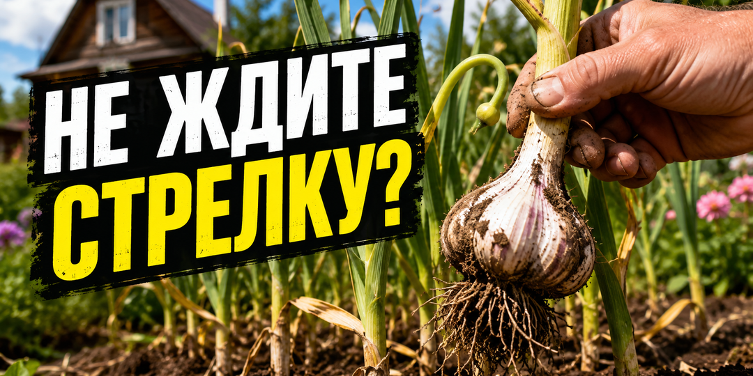 Все ждут, когда распрямится стрелка чеснока. А я считаю, что из-за этого многие опаздывают с уборкой