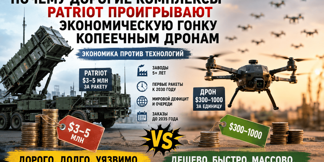 Миллиарды против копеек: почему комплексы Patriot проиграли экономическую гонку