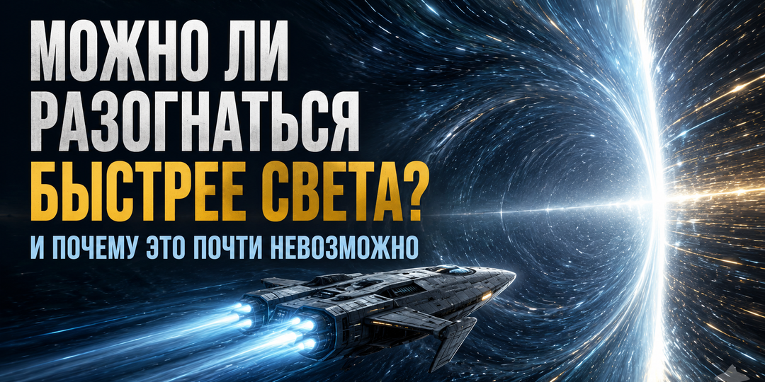 Можно ли разогнаться быстрее света - и почему это почти невозможно?