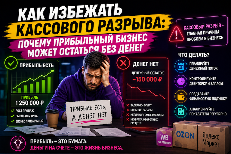 Как избежать кассового разрыва: почему прибыльный бизнес может остаться без денег
