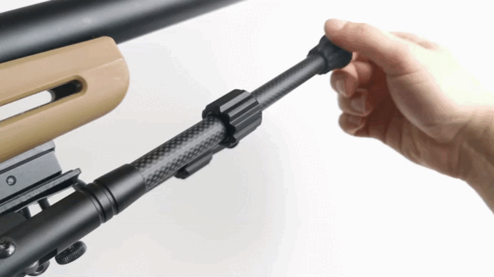 Цанговые фиксаторы на сошках Veber V-Pod
