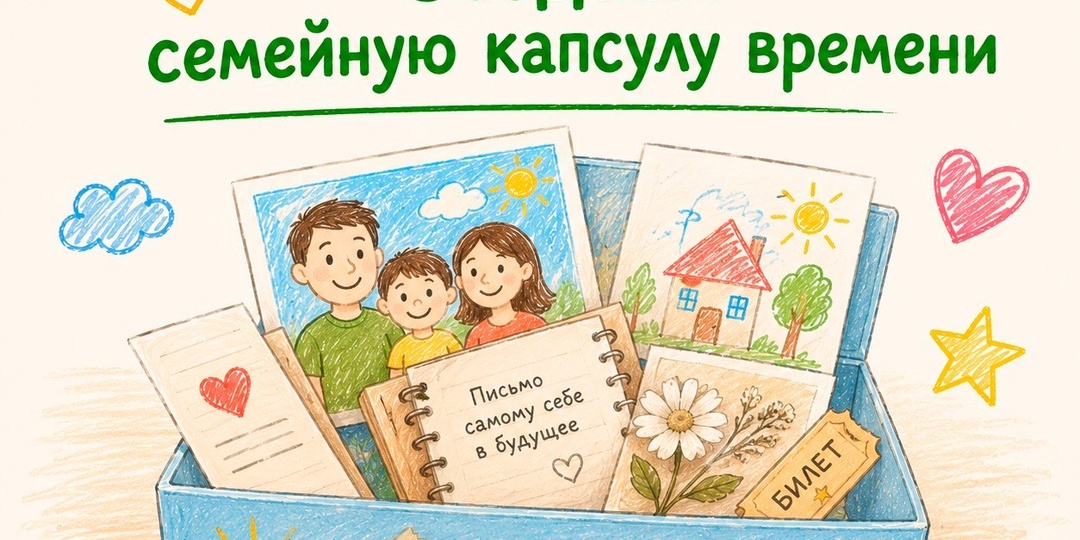 ❤️ Выходные с папой: Создаём семейную капсулу времени