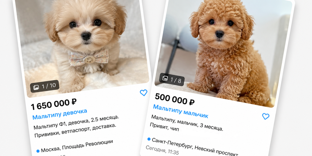 Мальтипу за 100 тысяч и за 1,2 млн: почему цена на «дизайнерскую собаку» отличается в десятки раз