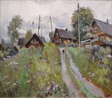 Охапка луговых цветов