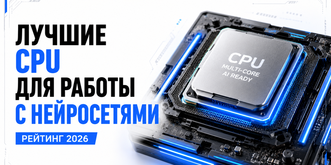 Какие процессоры лучше подходят для работы с нейросетями в 2026 году? Разбираю, за что действительно стоит платить