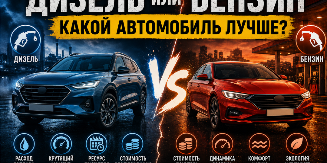 ДИЗЕЛЬ или БЕНЗИН - какой автомобиль лучше