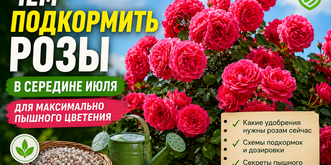 Чем подкормить розы в середине июля для максимально пышного цветения