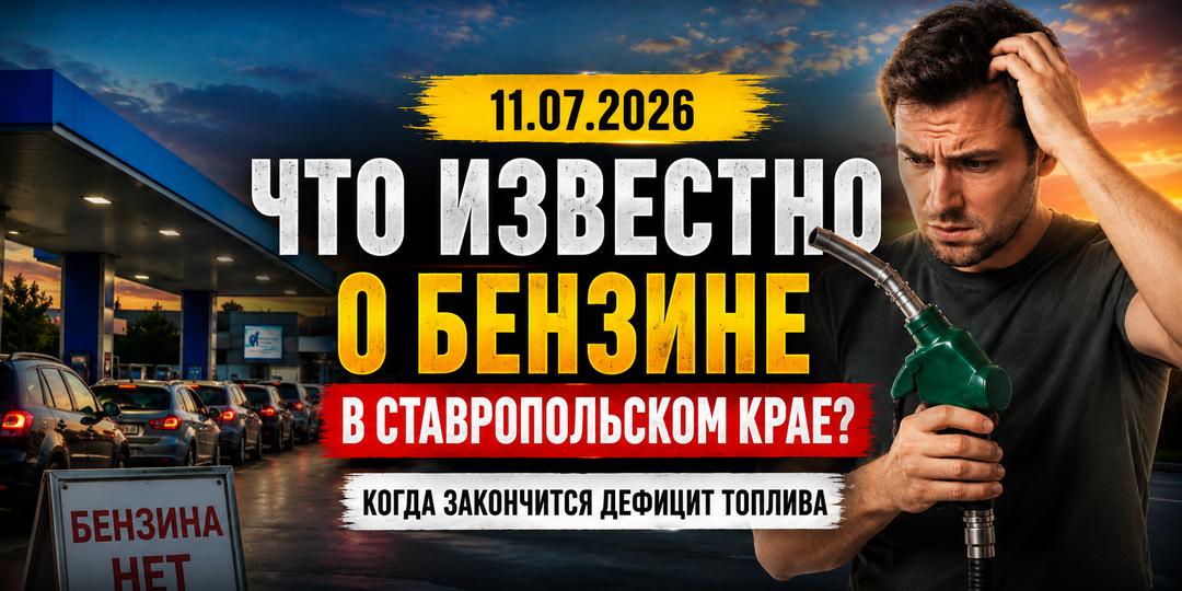 Что известно о ситуации с бензином в Ставропольском крае на 11 июля 2026 года? Когда закончится дефицит топлива