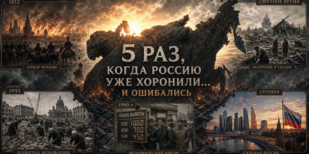 5 раз, когда Россию уже хоронили… и ошибались»