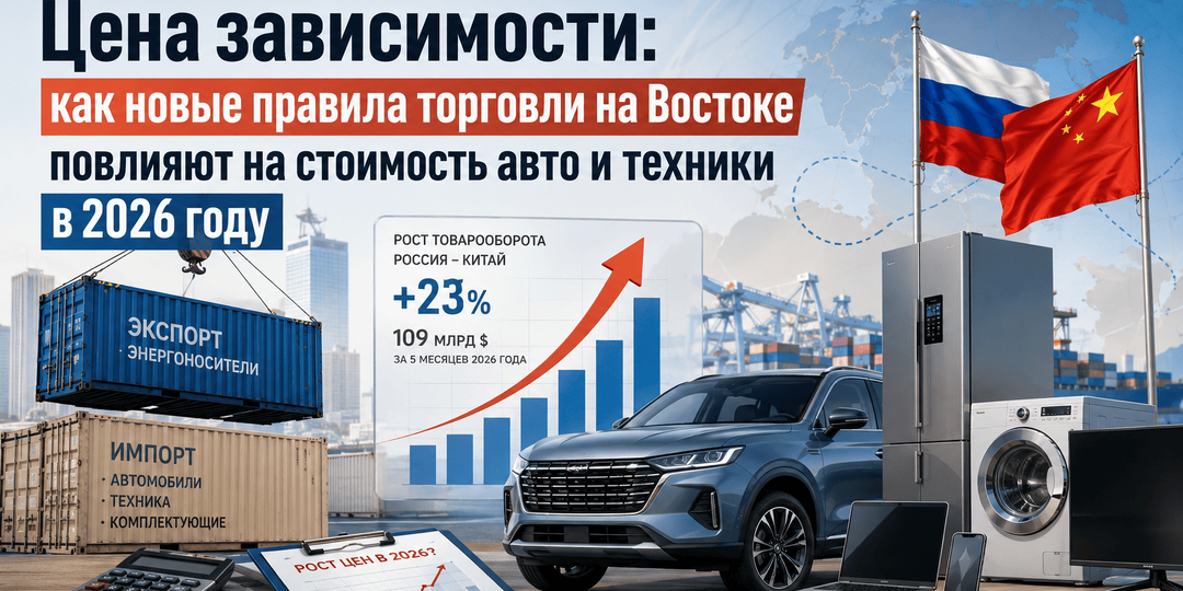 Цена зависимости: как новые правила торговли на Востоке повлияют на стоимость авто и техники в 2026 году