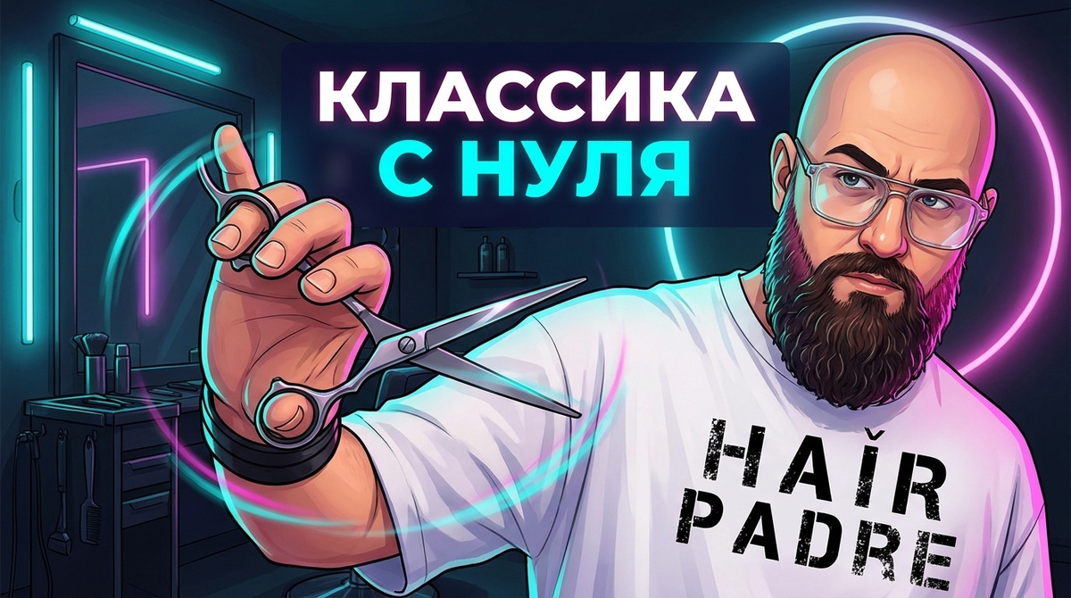 Классическая мужская стрижка: как научиться с нуля — разбор Hair Padre в 2026 году