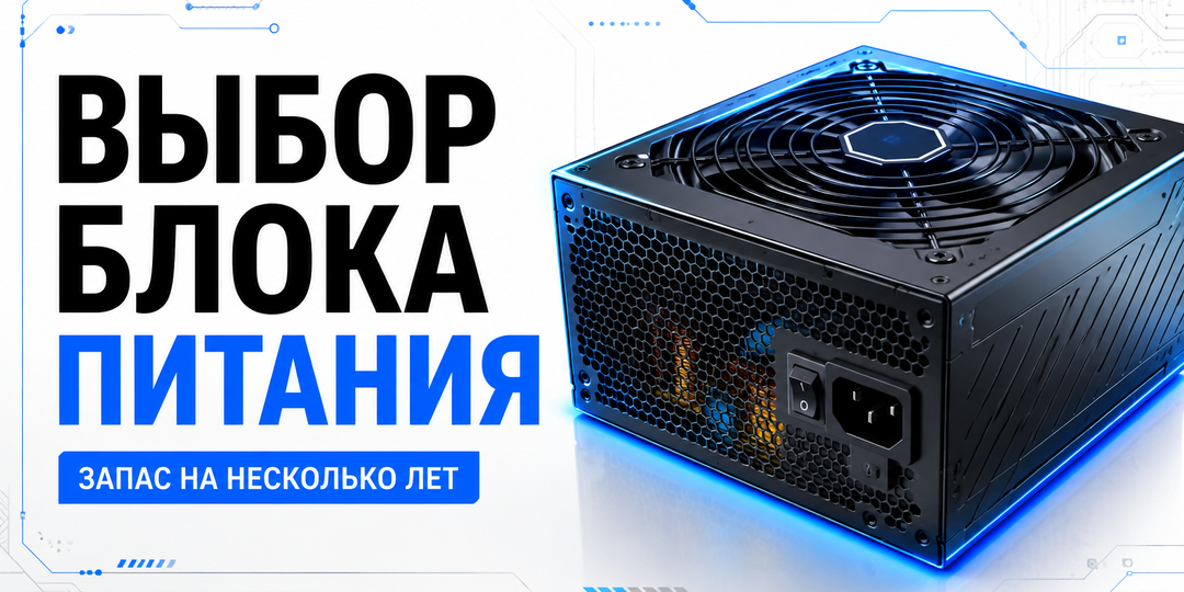 Как выбрать блок питания с запасом на 5-7 лет и не переплатить за лишние ватты