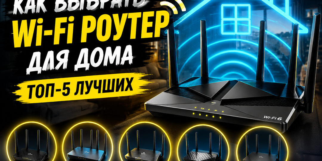 Как выбрать Wi-Fi роутер для дома: мой опыт и топ-5 моделей, которые действительно стоит рассмотреть.