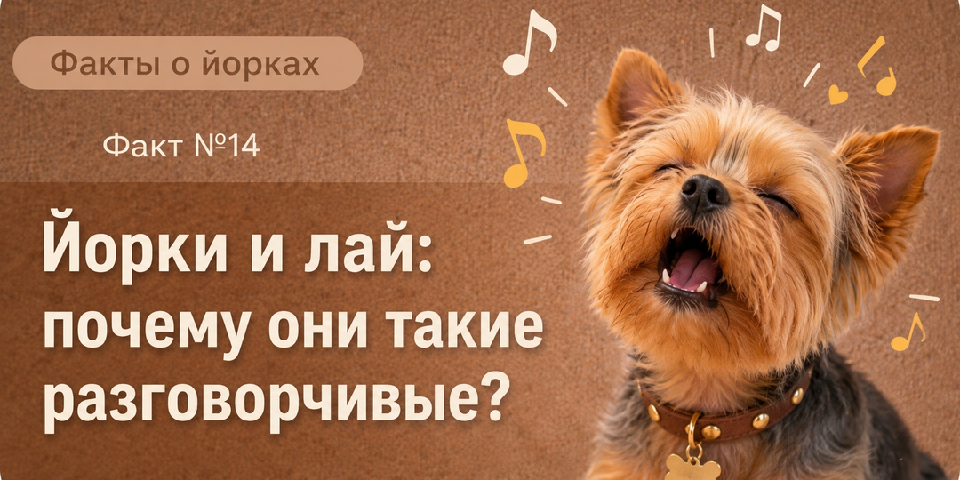 Факты о йорках: Йорки много лают. Правда или миф?