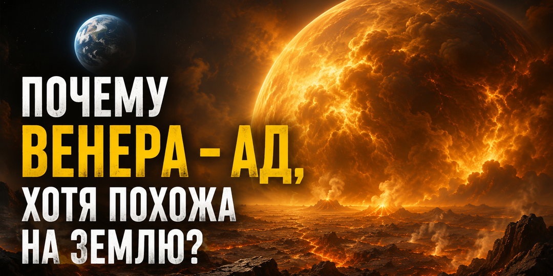 Почему Венера - ад, хотя похожа на Землю?