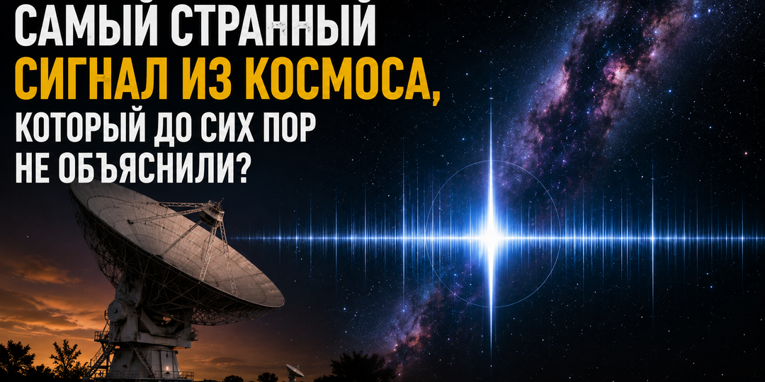 Самый странный сигнал из космоса, который до сих пор не объяснили?