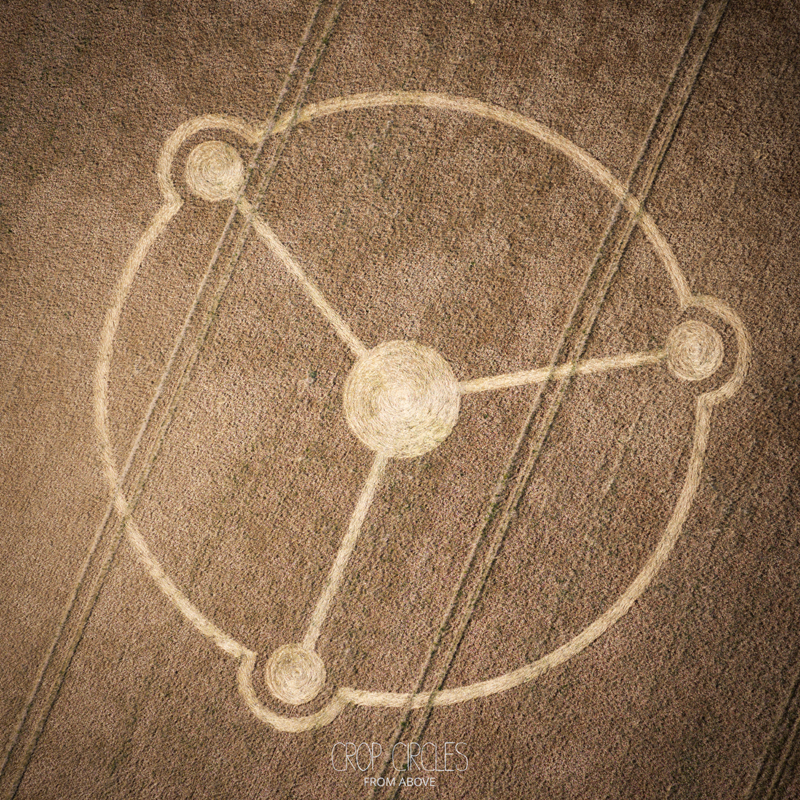 12.07.2026 г. Круги на полях Англии, графство Уилтшир. Ссылка: https://www.cropcircleconnector.com/2026/milkhill/milkhill2026a.html