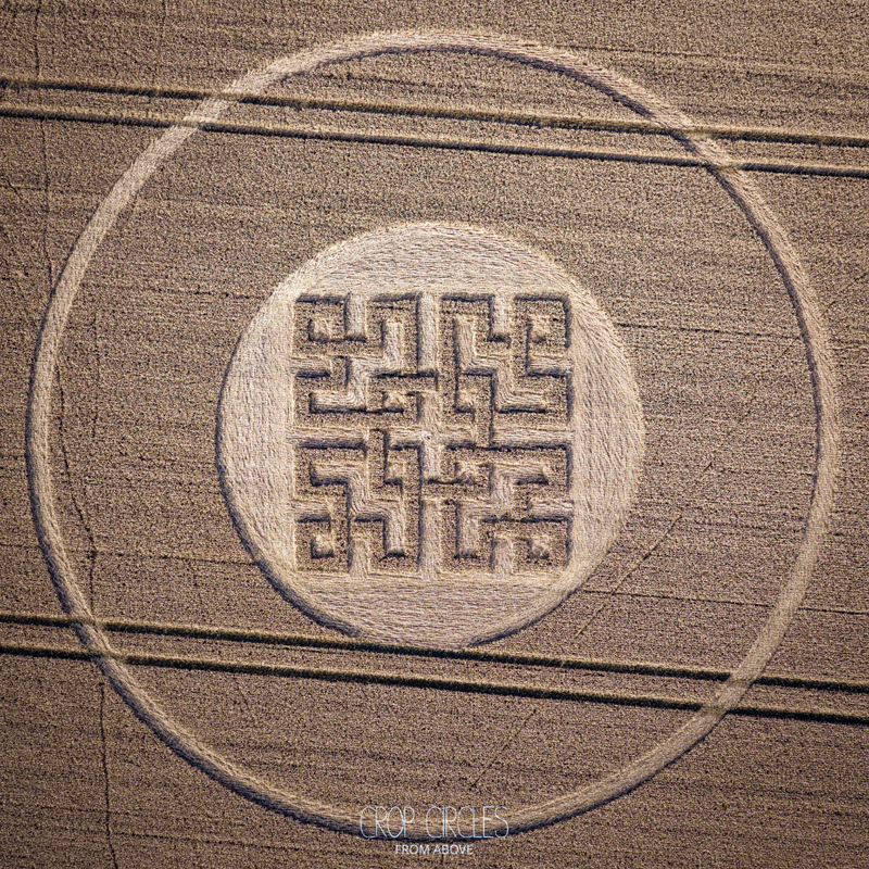 16.07.2026 г. Круги на полях Англии. Оксфордшир.  Ссылка: https://www.cropcircleconnector.com/2026/odstone/odstonebarn2026a.html