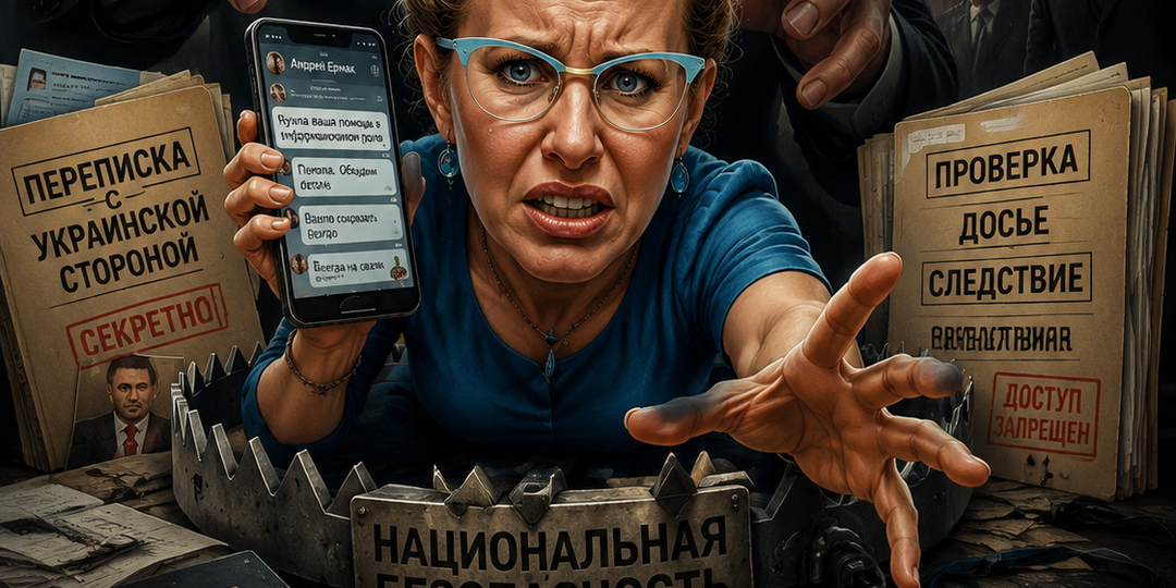 Инсайдер: «Собчак оказалась под серьёзнейшим ударом Кремля. Из-за переписки с Ермаком, силовики готовят проверки связанных с ней редакций»