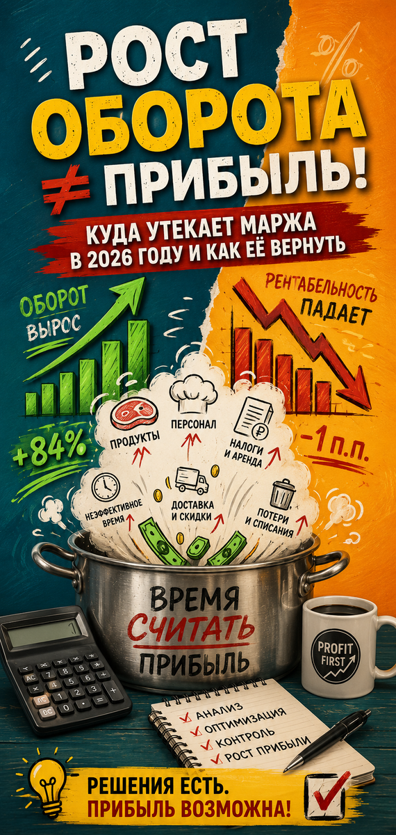 Решения для прибыльности ресторана.
