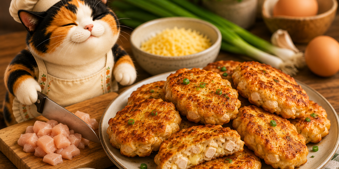 Рубленые куриные котлеты с сыром. Нежнее обычных, без мясорубки