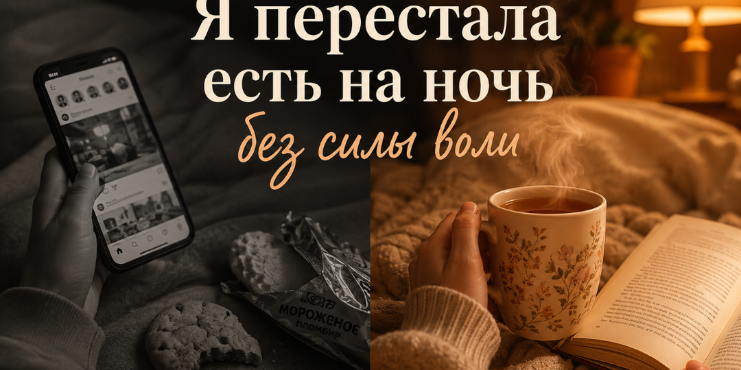 Минус 4 кг за 3 недели: убрала 1 привычку перед сном
