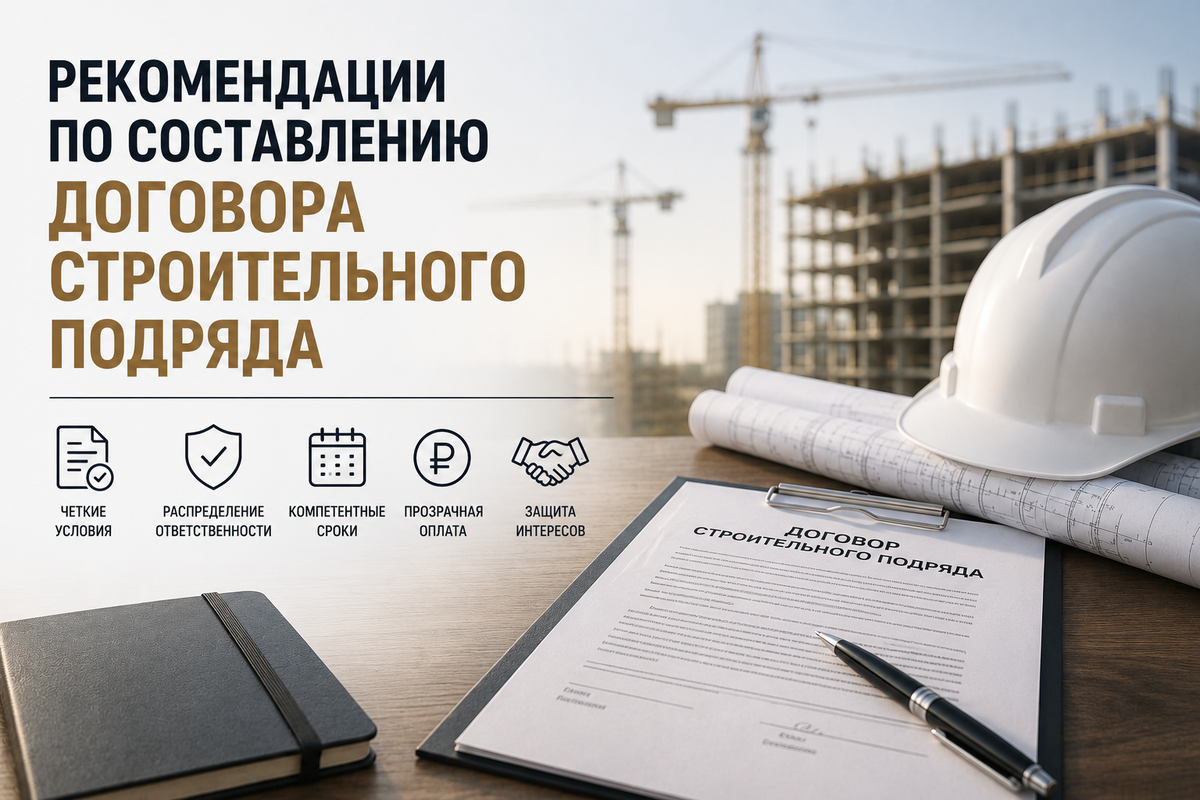 Договор строительного подряда - что обязательно?