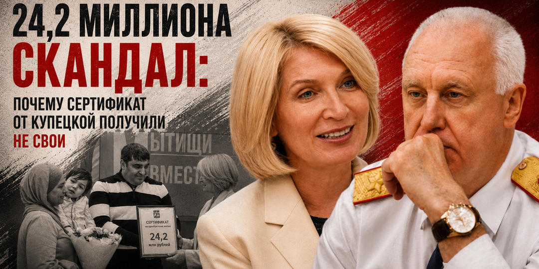 «Народ не простил»: Бастрыкин не помог, после сертификата на 24 миллиона в Мытищах Купецкую поддержали
