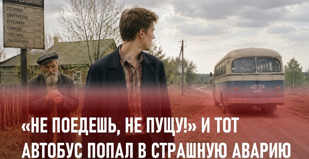 «Никуда ты не поедешь. Не пущу!». И тот рейсовый автобус попал в страшную аварию