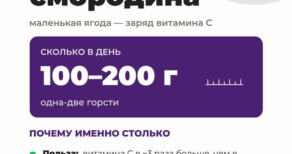Показали, сколько смородины достаточно, чтобы закрыть норму витамина C