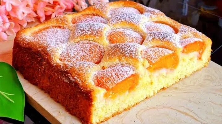 Как приготовить домашний пирог с абрикосами?