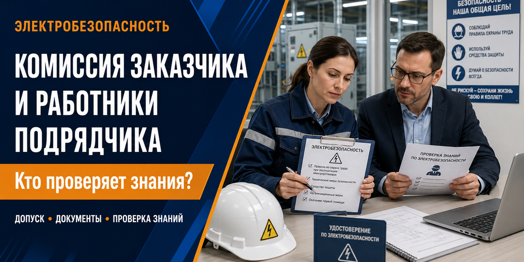 Проверка знаний по электробезопасности работников подрядчика: может ли ее проводить комиссия заказчика