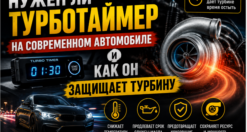 Нужен ли турботаймер на современном автомобиле и как он защищает турбину