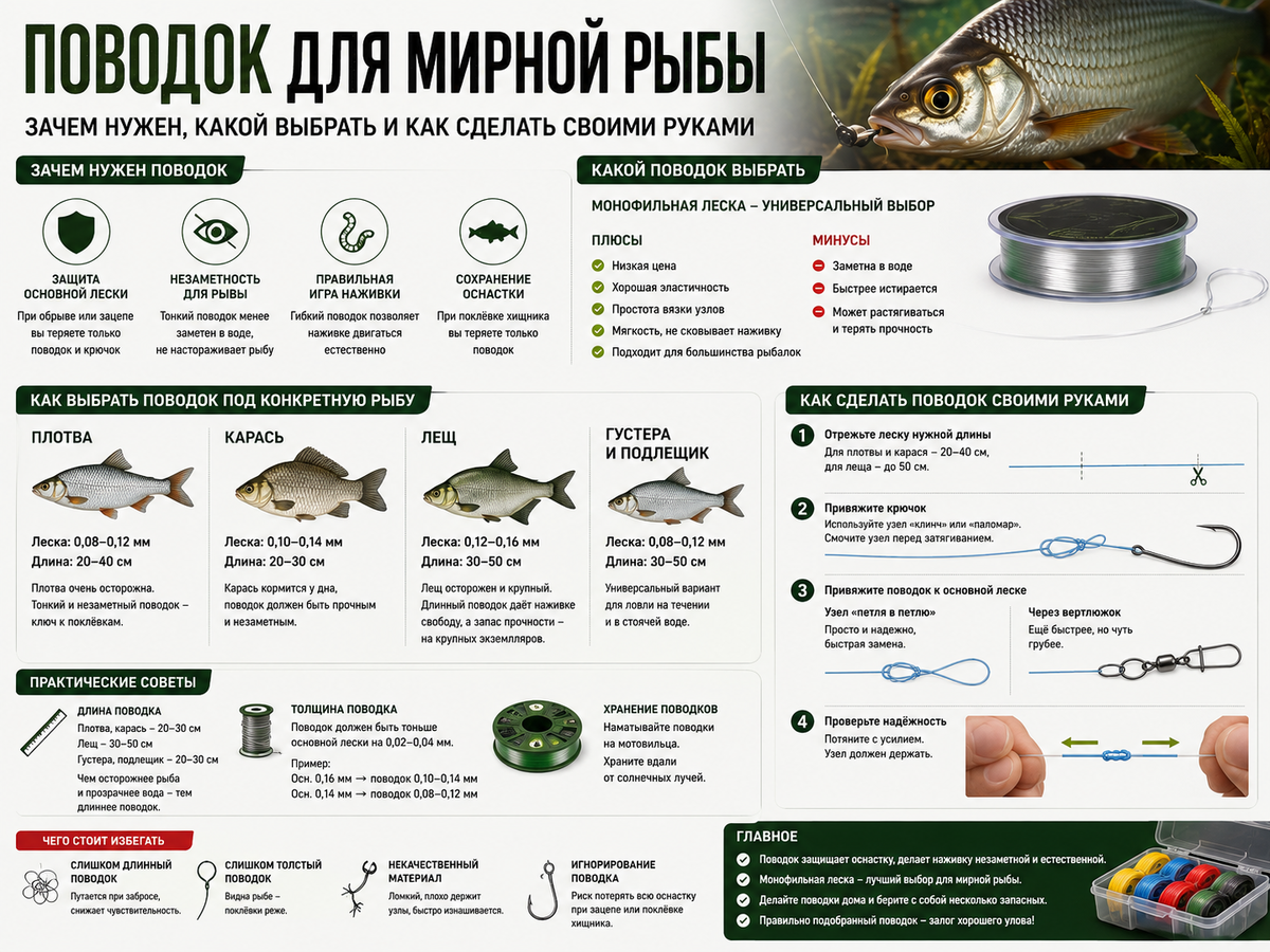 Рыболов держит пойманную на поплавочную удочку рыбу