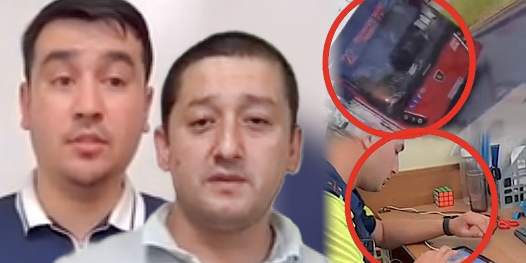 Приезжие водители обычных автобусов решили посоревноваться на дороге и вот чем закончились их "игры"